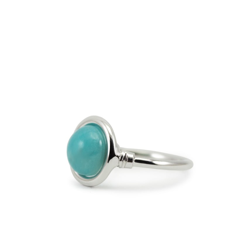 Thumbnail of Satellite Sterling Silver Amazonite Ring image