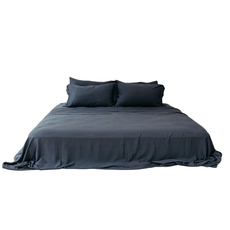 Thumbnail of Double Bamboo Duvet Cover With 2 Pillow Slips In Blue image