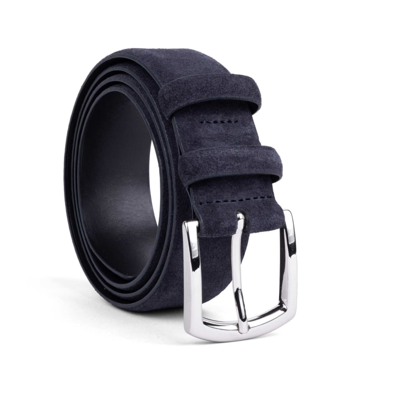 Thumbnail of Handmade Leather Belt Blue Alfredo image