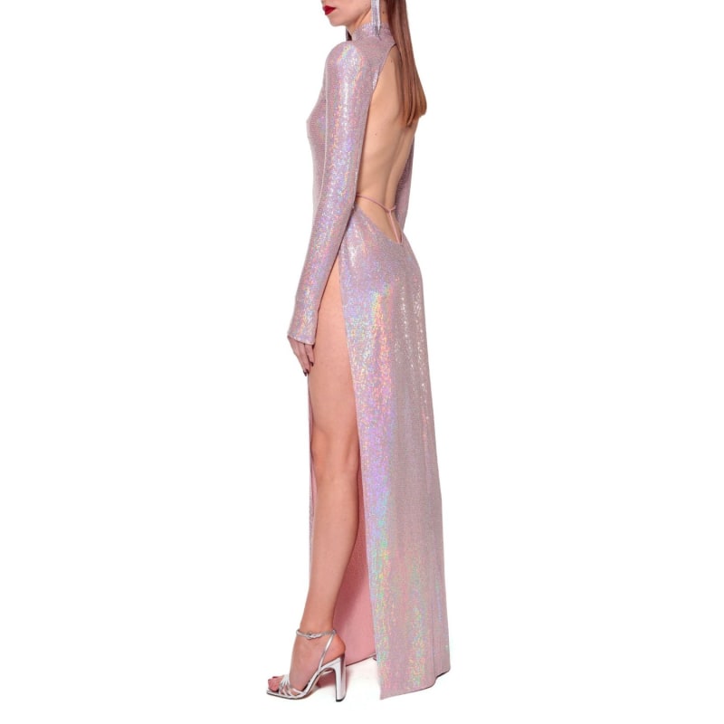 Thumbnail of Candice Holographic Pink Dress image
