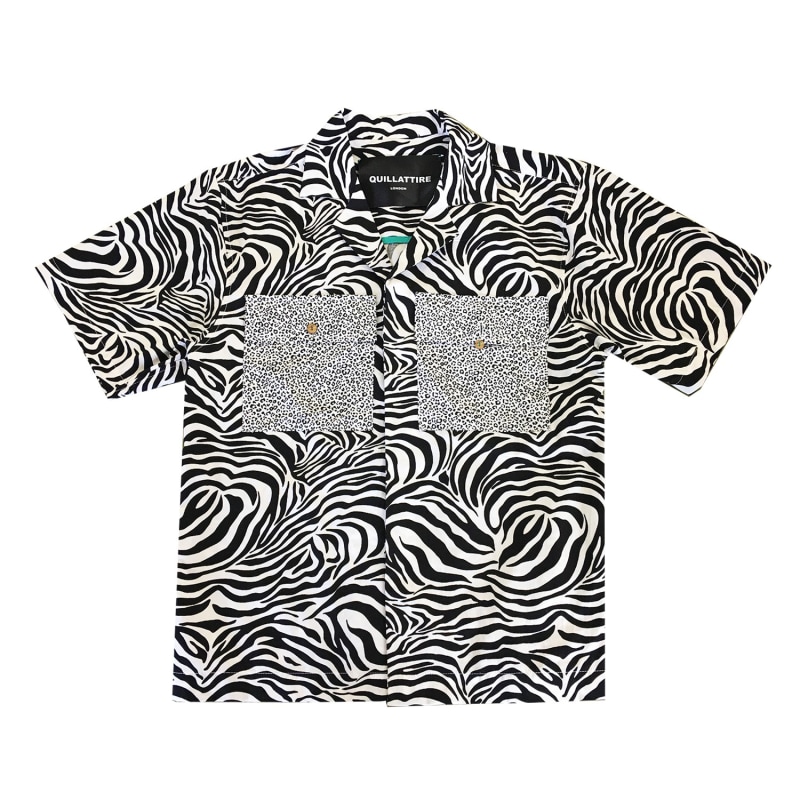Thumbnail of Zebra Print Retro Shirt image