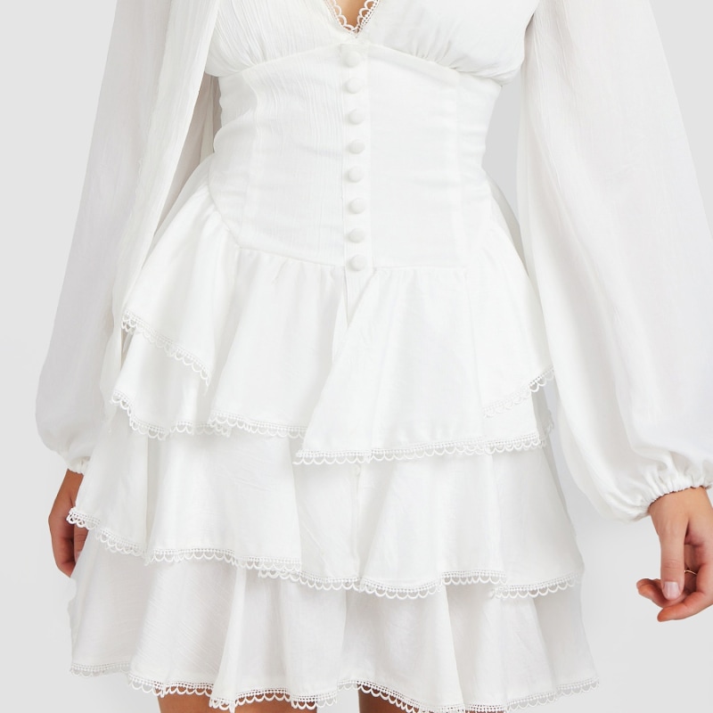 Thumbnail of Paley Dress White image