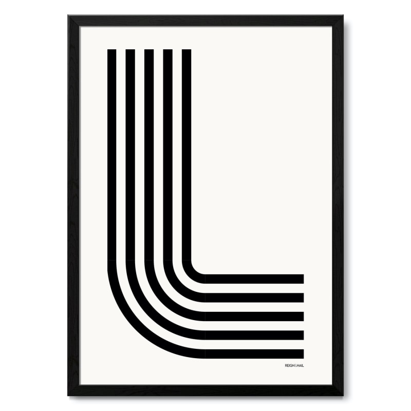 Thumbnail of Geometric Typography Print ‘A-Z’ image