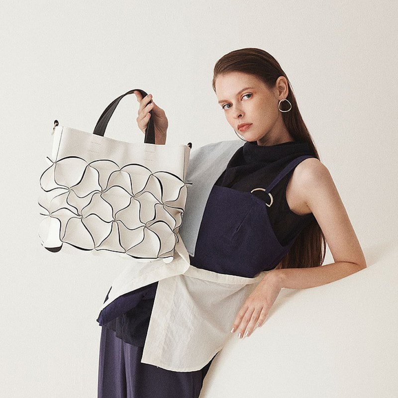 エレムード ブラックハンドバッグ エレムード ハンドバッグ 【公式通販】