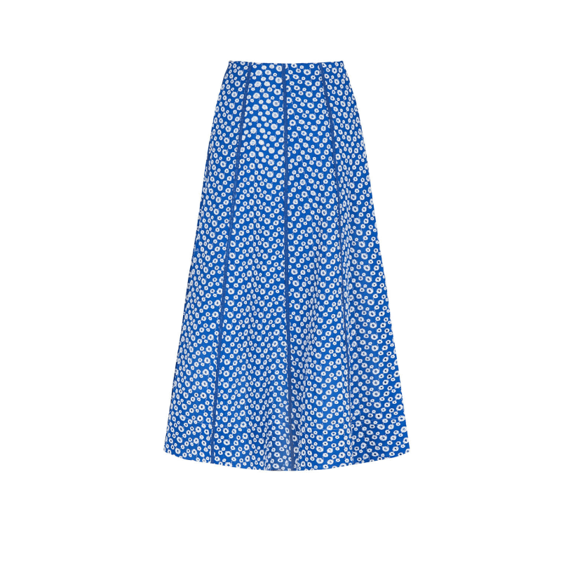 Thumbnail of Openwork Embroidery Midi Skirt image