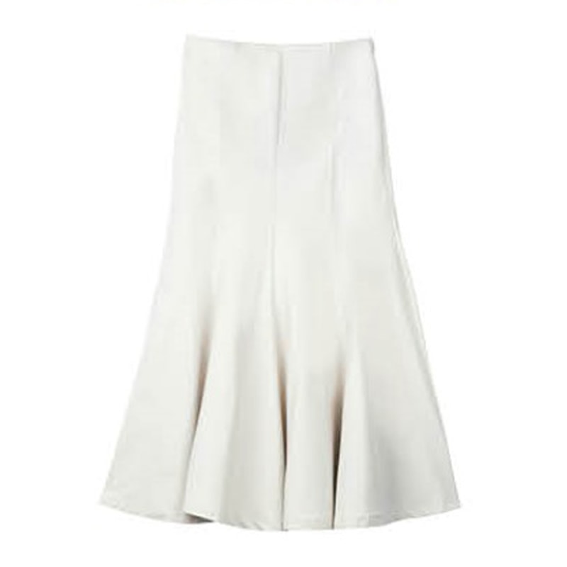 Thumbnail of Kierce Mermaid Midi Skirt In Oyster image