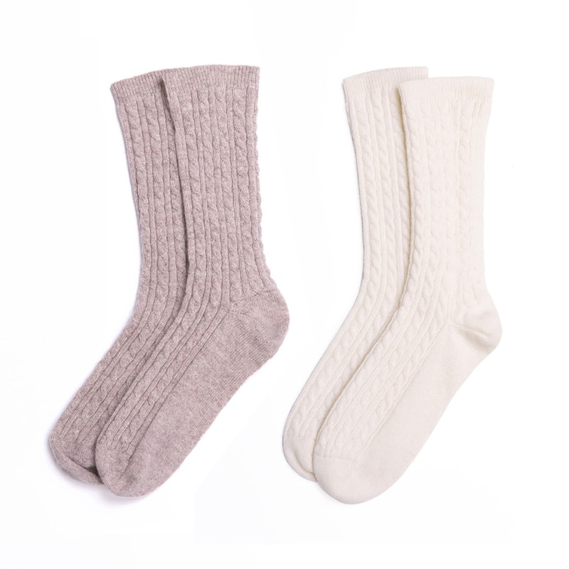 Thumbnail of Cable Cashmere Socks Gift Set image