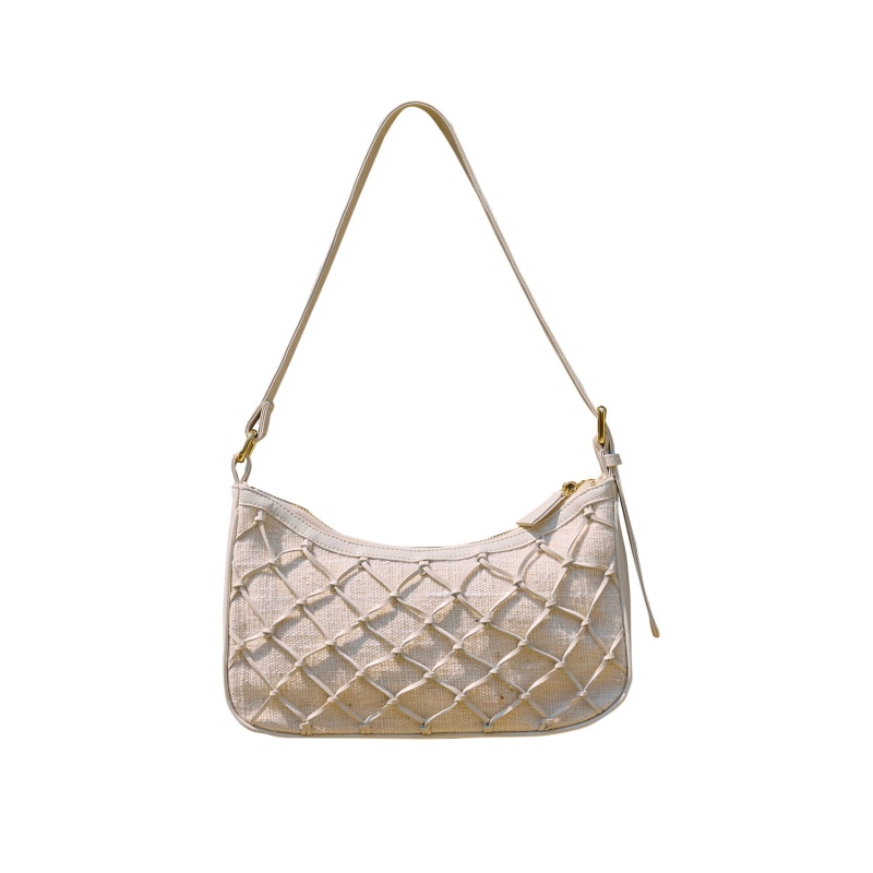 Thumbnail of Sai Hand-Knotted Bag In Beige image