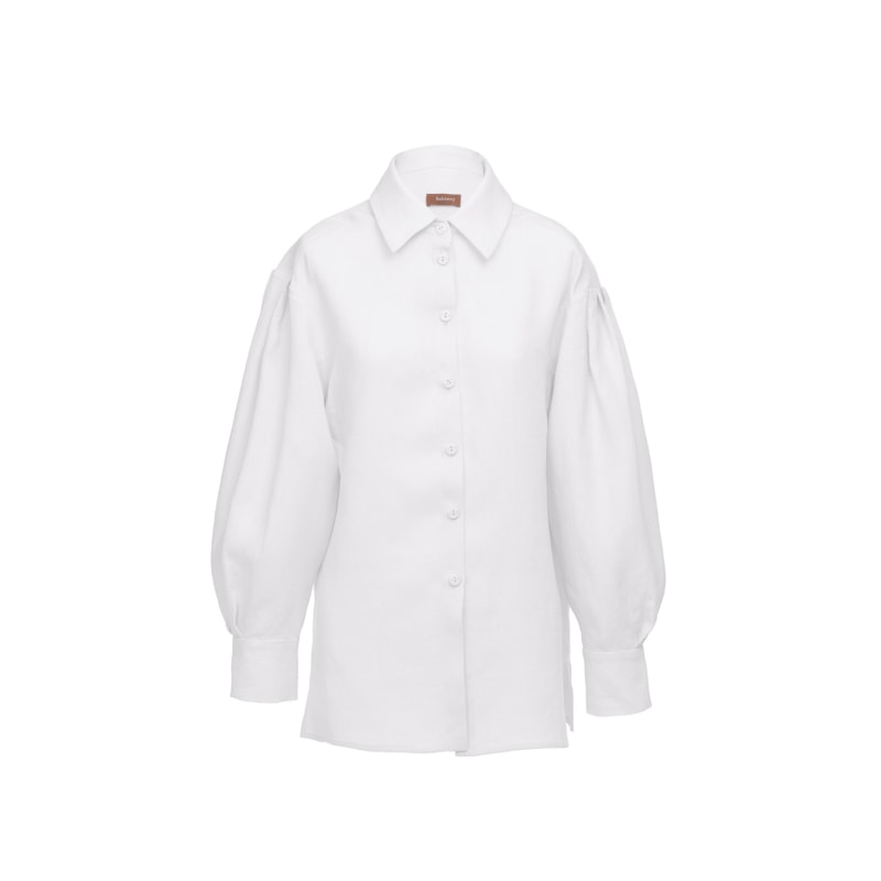 Thumbnail of Sail Linen Shirt In White image
