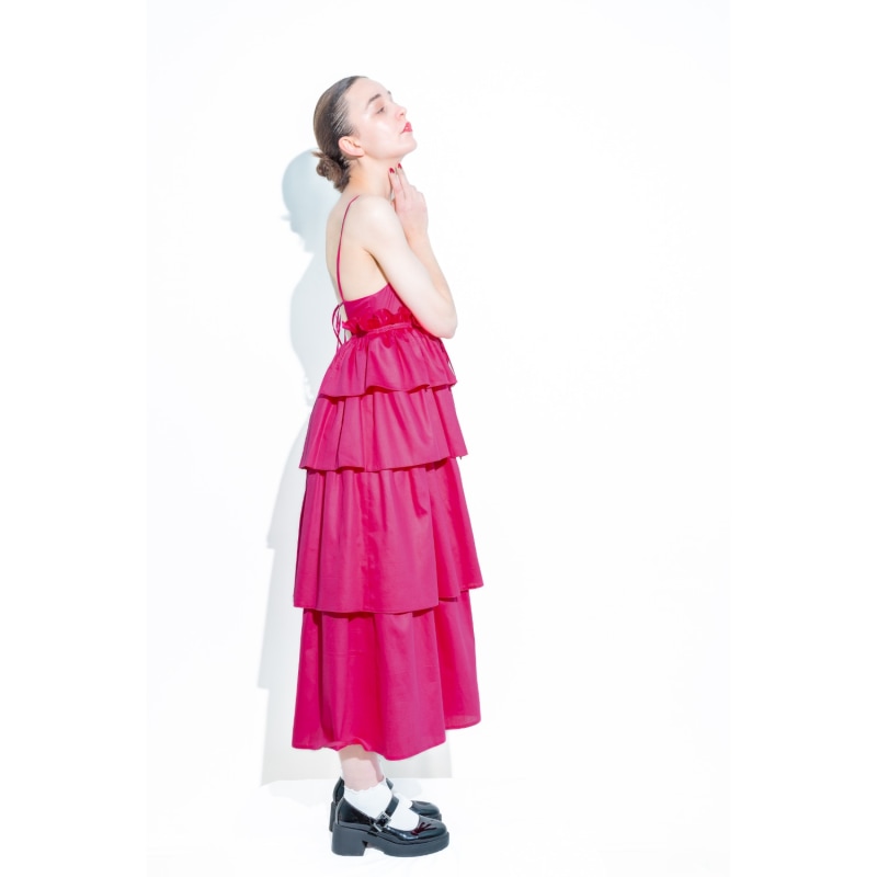 Thumbnail of Sakura Fuchsia Pink Maxi Dress image