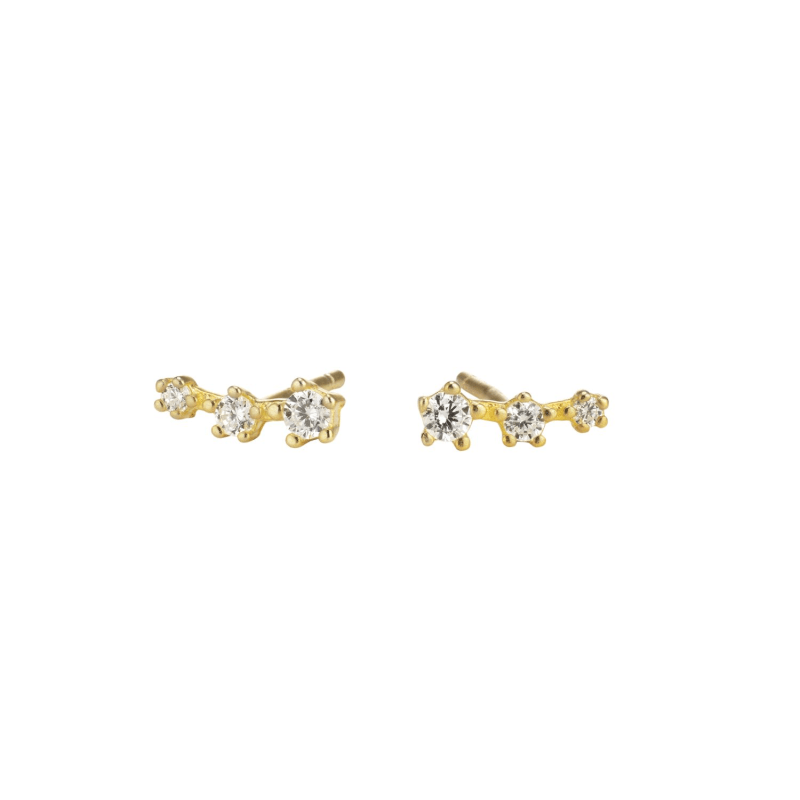 Thumbnail of Santiago Stud Earrings - Gold image