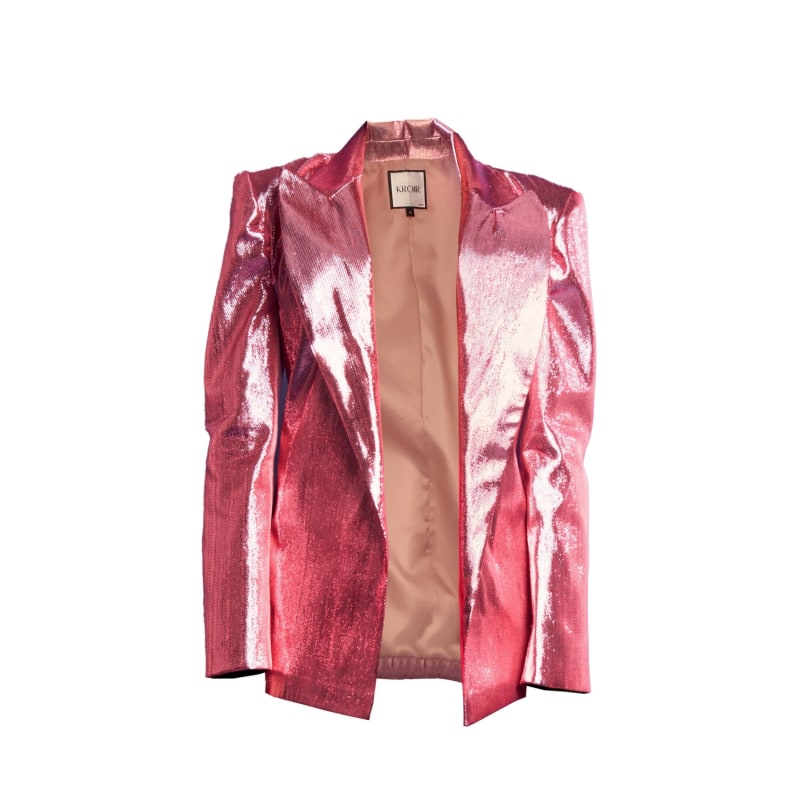 Thumbnail of Sasha Blazer - Metallic Pink image