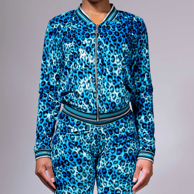 Cheetah print tracksuit sale