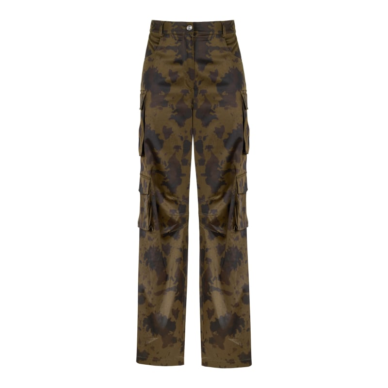 Satin Cargo Pants, NOCTURNE