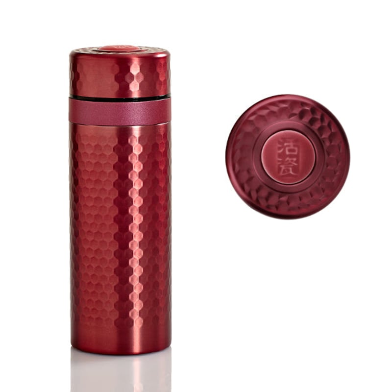 Thumbnail of Harmony Stainless Steel Travel Mug With Ceramic Core - Agate Red image