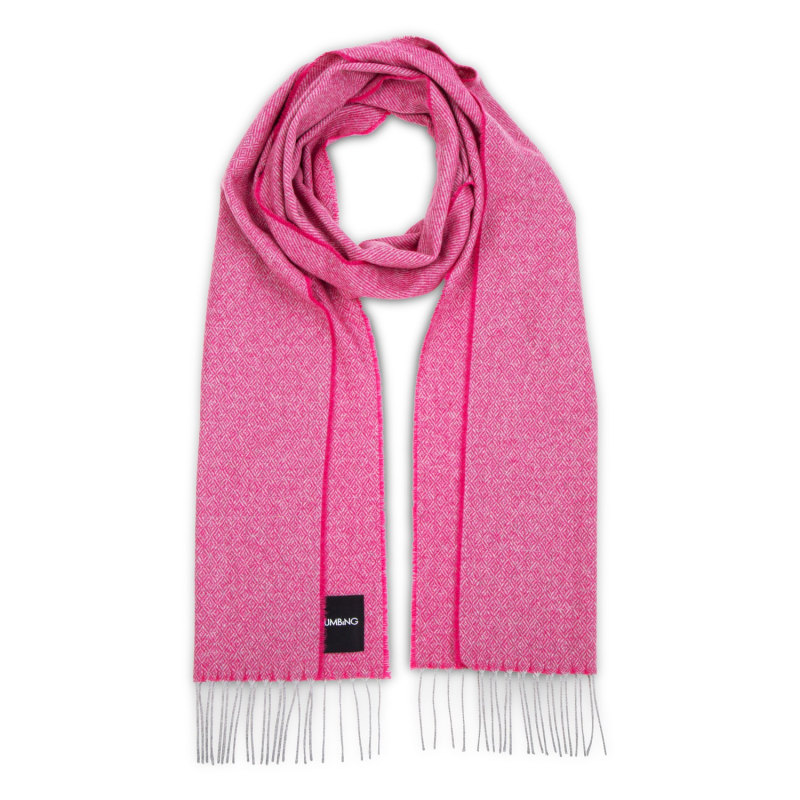 Thumbnail of Love Stories Cashmere Scarf - Pink & Purple image