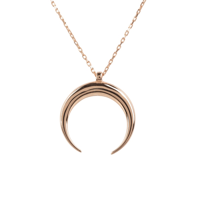 Thumbnail of Cosmic Horn Tusk Necklace Rosegold image