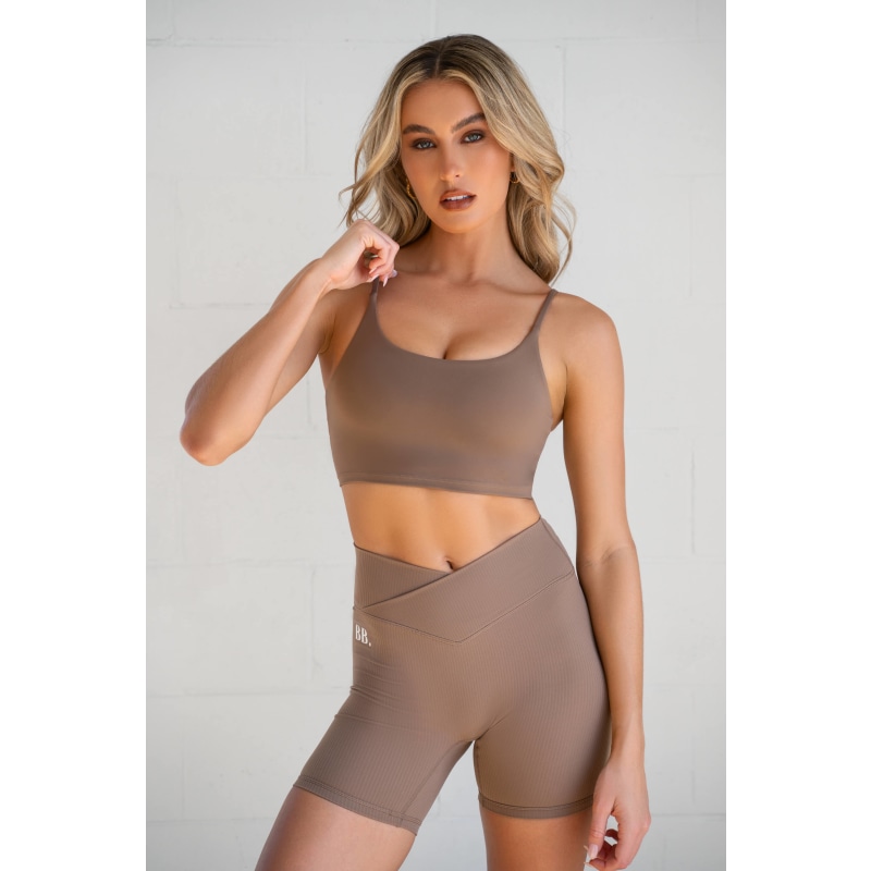 Thumbnail of Sculpting Cropped Cami In Tan image