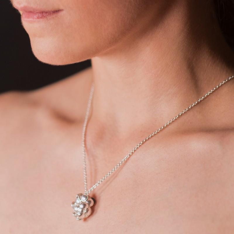 Thumbnail of Seashell Collection Pink Pendant Gold Plated By Kathrine Lindman Norwegian Jewelry image