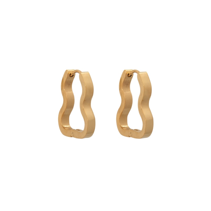 Thumbnail of Gold Arya Hoops image