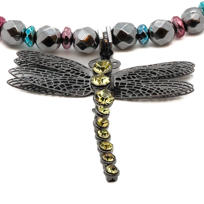 Self Love Dragonfly Beaded Anklet Ebru Jewelry Wolf Badger