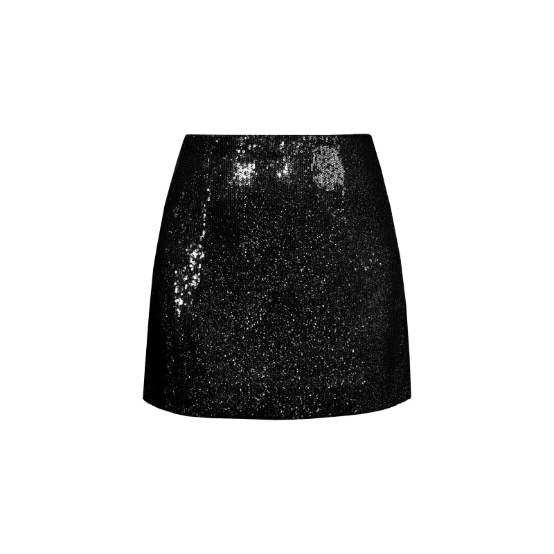 Designer black a line skirt sales