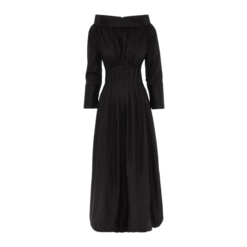 Thumbnail of Seya - Organic Cotton Long Dress In Black image