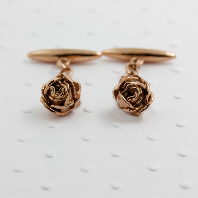 Thumbnail of Rose Cufflinks - Rose Gold image