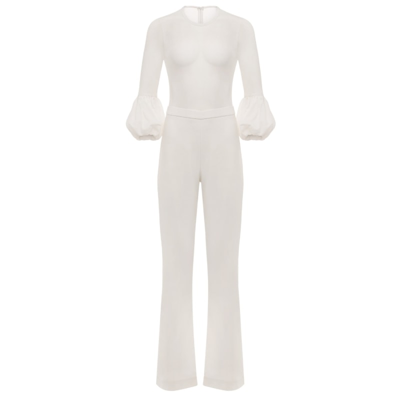 Sheer wide leg jumpsuit 2025