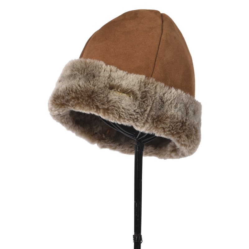 Thumbnail of Sheepskin Beanie Ottoman Tan Deane By Owen Barry image