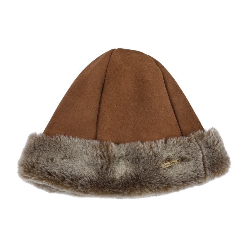 Thumbnail of Sheepskin Beanie Ottoman Tan Deane By Owen Barry image