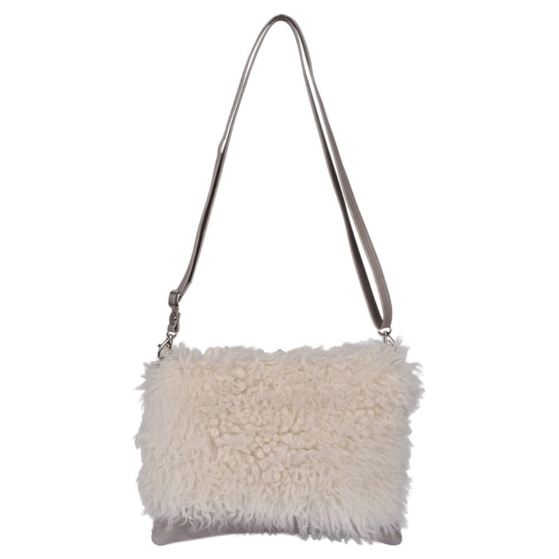Sheepskin crossbody bag hotsell