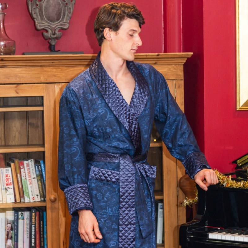Sherlock Men s Long Smoking Jacket by Bown Of London