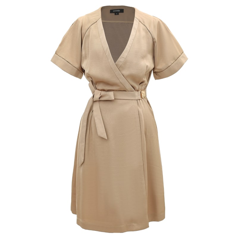 Smart wrap dress discount