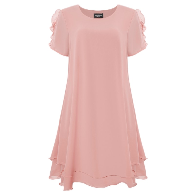 Light pink short sleeve dress shop