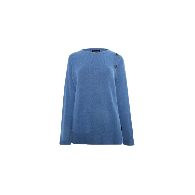 Thumbnail of Side Button Jumper Denim image