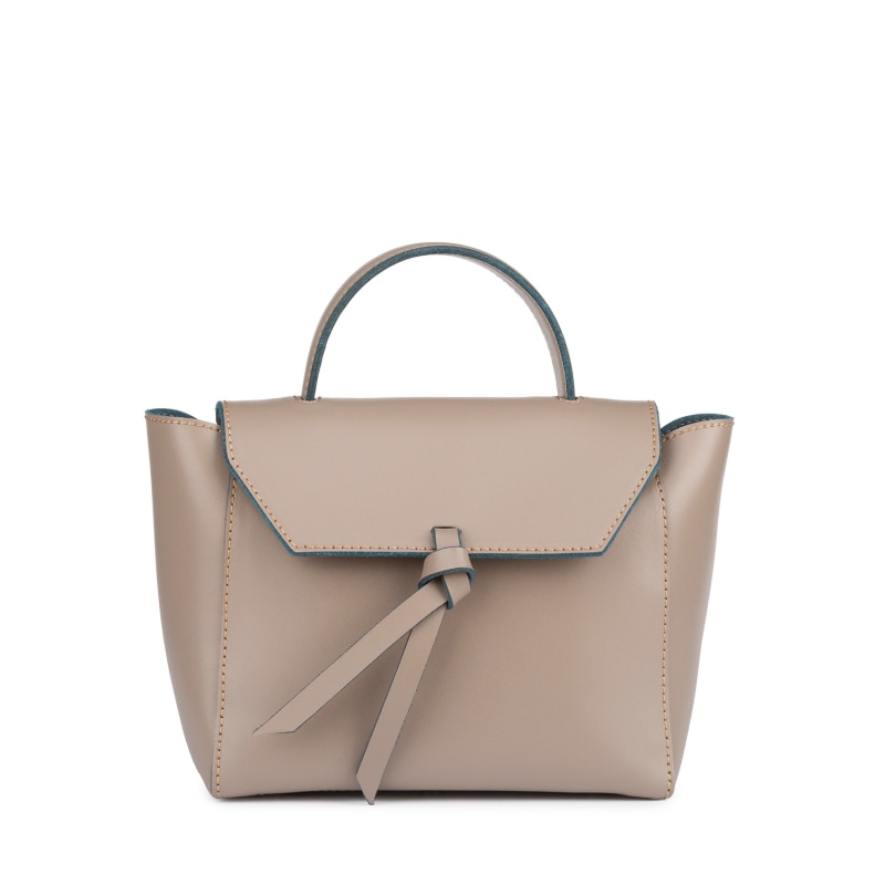 Loren Midi Leather Tote Bag - Cognac, Alexandra de Curtis