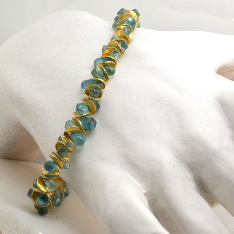 Thumbnail of Signature Aqua Apatite Bracelet image