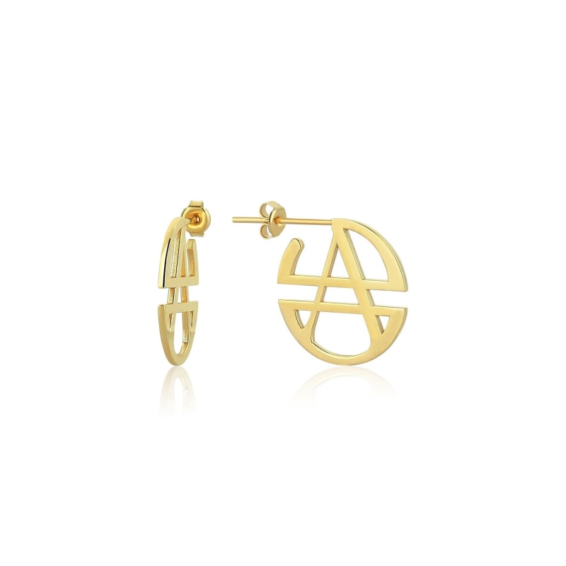 earrings sterling silver gold louis vuitton