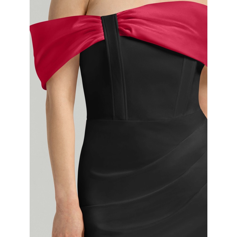 Thumbnail of Signature Of The Sun Mini Dress Black & Red image