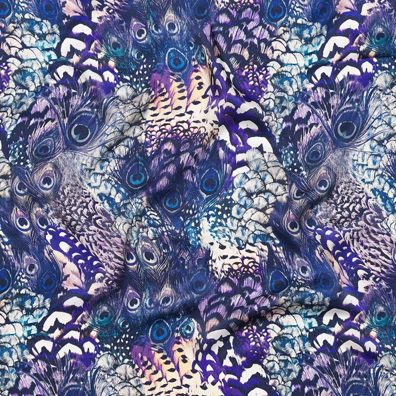 Peacock print scarf cheap