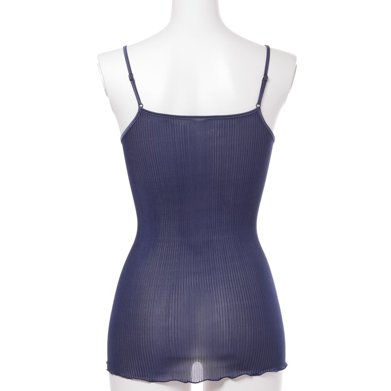 Thumbnail of Silk Accordion Camisole, Mid Night Blue image