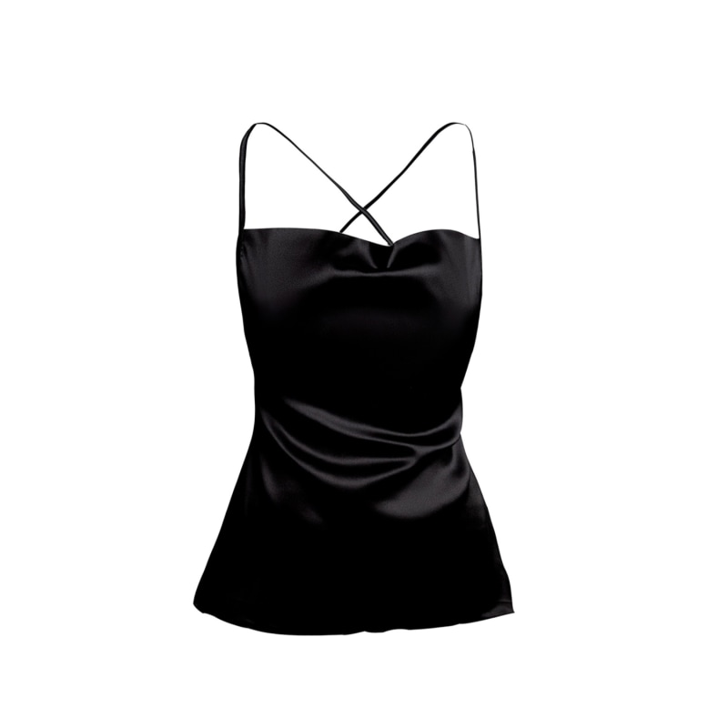 Thumbnail of Silk Camisole Blouse In Black image