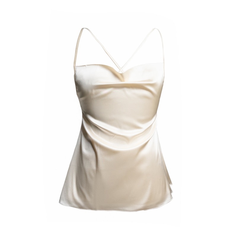 Thumbnail of Silk Camisole Blouse In Cream image