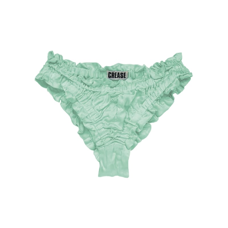 Thumbnail of Silk Scalloped Panties - Mint image