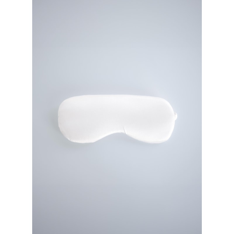 Thumbnail of Silk Sleep Mask In Milk White image