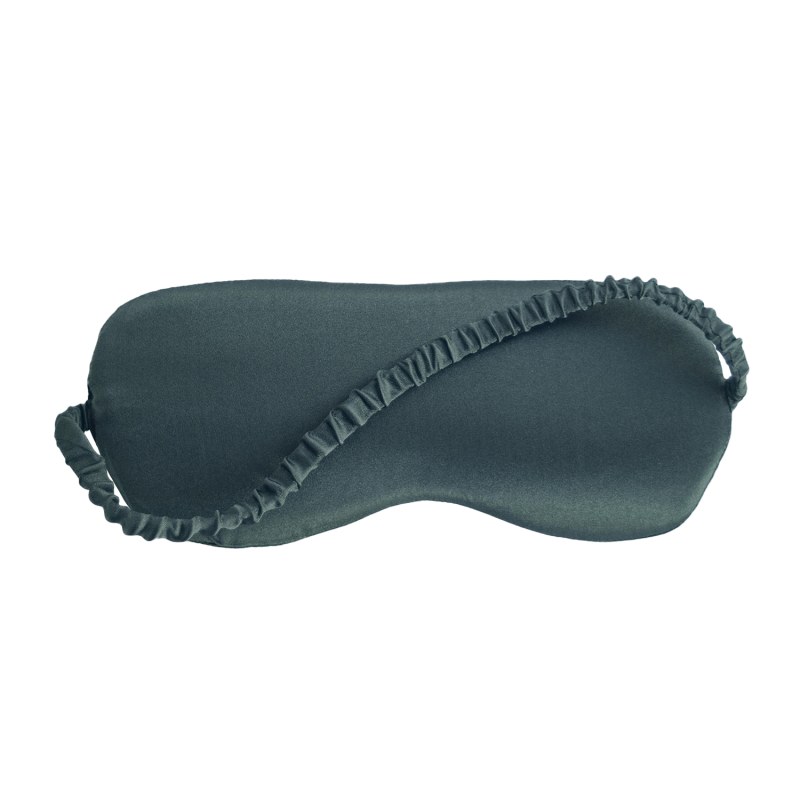 Thumbnail of Silk Sleep Mask In Rich Green image