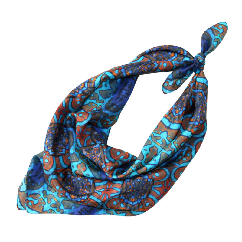 Thumbnail of Silk Square Scarf | Tropical Delight image