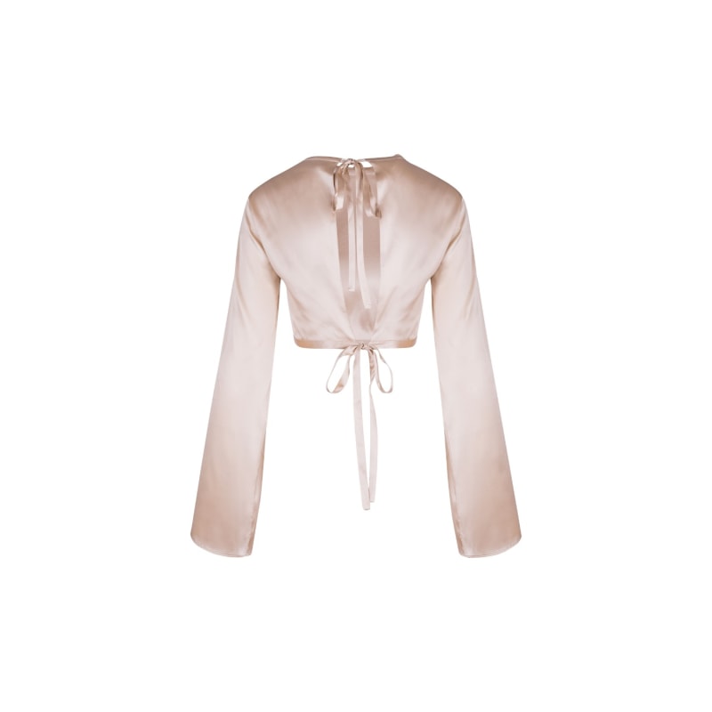 Thumbnail of Silk Top In Champagne image