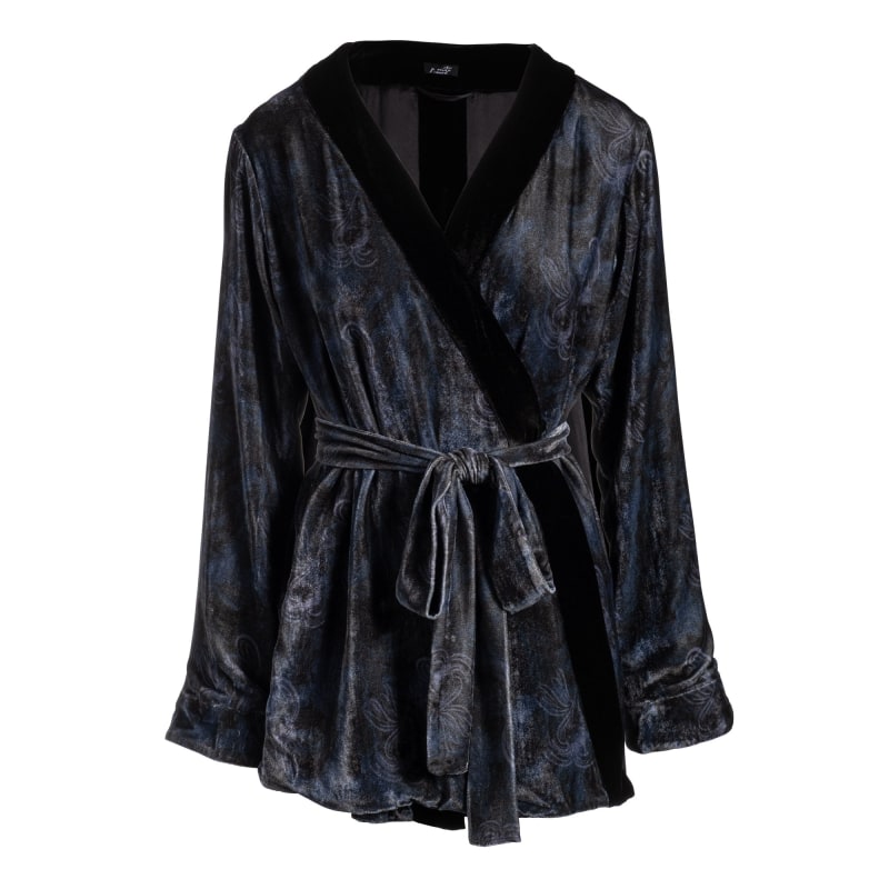Short robe jacket top